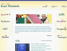 Tablet Screenshot of koosmeinderts.nl